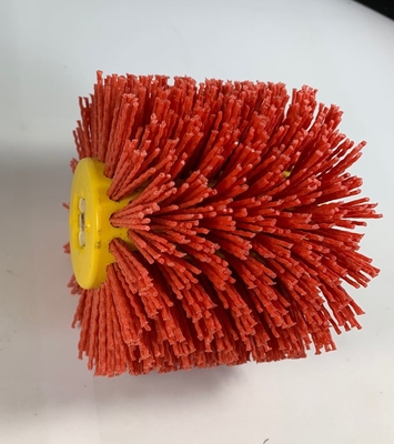 Tambour abrasif de roue de tréfilage polissant la brosse de polissage pour le plancher en bois de meubles polissant la poussière abrasive 60 de 120X100mm