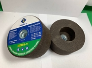 Pierre de meulage verte abrasive de carbure de silicium de 4 pouces avec le fil 5/8-11 pour la poussière abrasive du granit 4X2X5/8-11,80