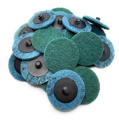 Disque rapide de type r de traitement extérieur en nylon non tissé abrasif de changement de disque de SIGNI  (amende bleue, 2 pouces