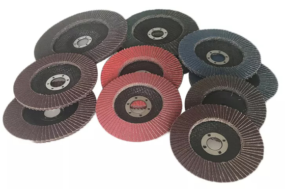 Fibre de verre soutenant le disque abrasif d'aileron pour l'acier inoxydable