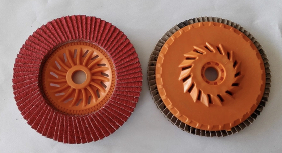 Fibre de verre soutenant le disque abrasif d'aileron pour l'acier inoxydable