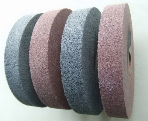 Non Woven Wire Nylon Scotch Brite Convolute Wheel For Deburing Polishing Surface Conditioning And Finishing