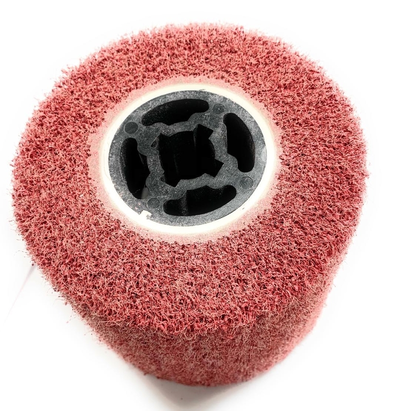 Roue non-tissée d'aileron, tréfilage de protection de récurage polissant polissant le disque de roue, tréfilage polissant polissant la roue